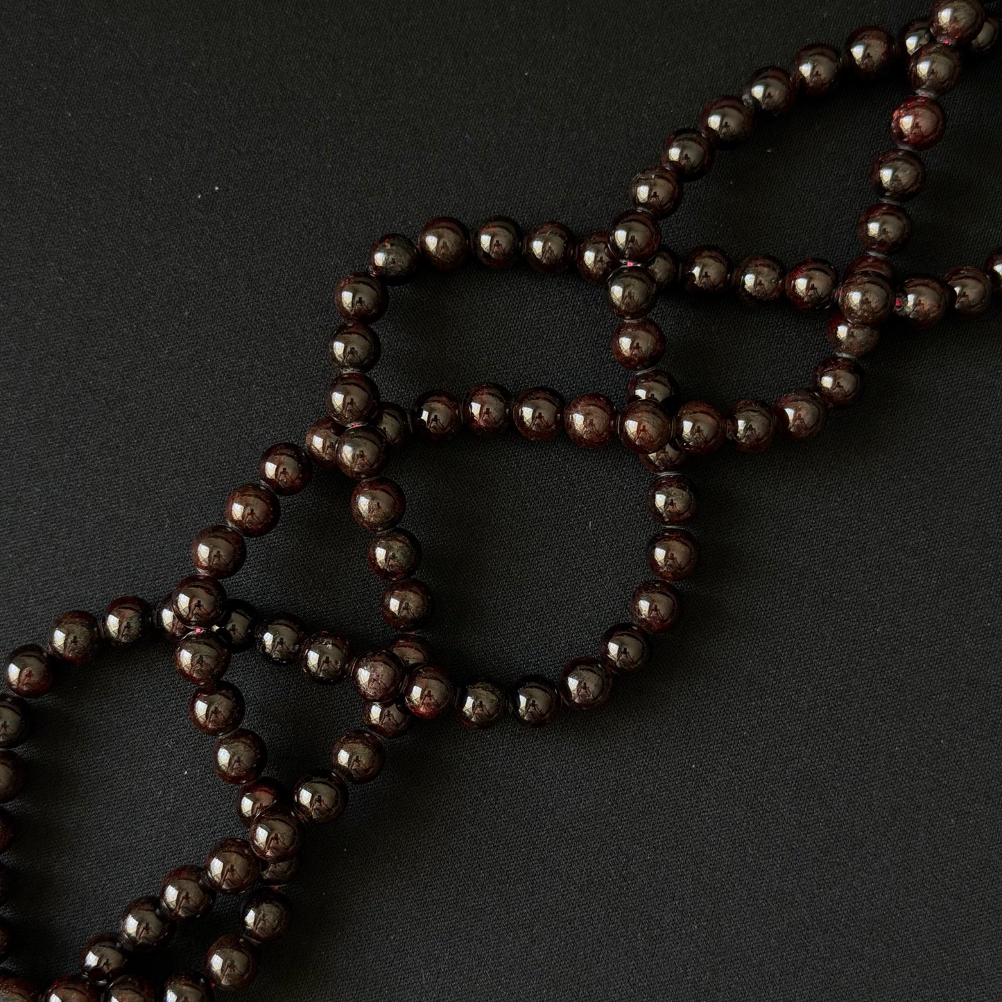 Natural Garnet Smooth Round Beads 6mm 8mm