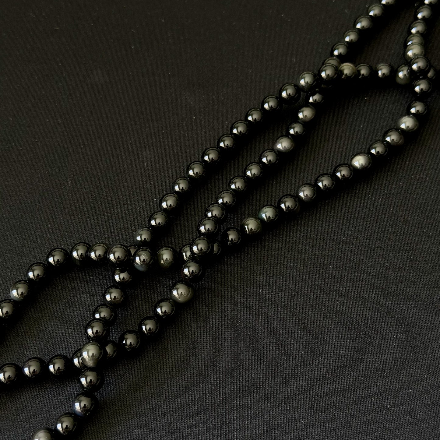 Rainbow Obsidian Smooth Round Beads 8mm