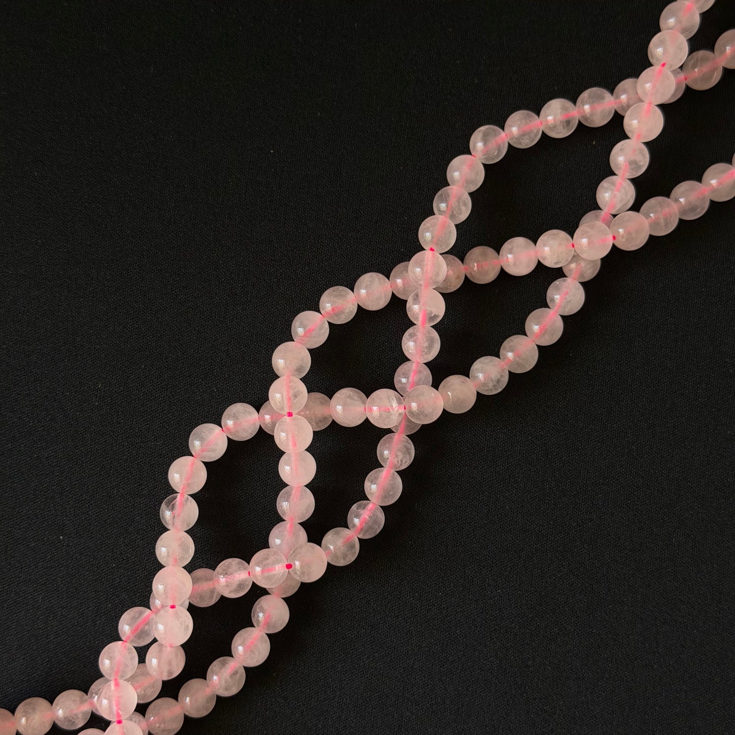 Rose Quartz Smooth Round Beads 4mm 6mm 8mm 10mm