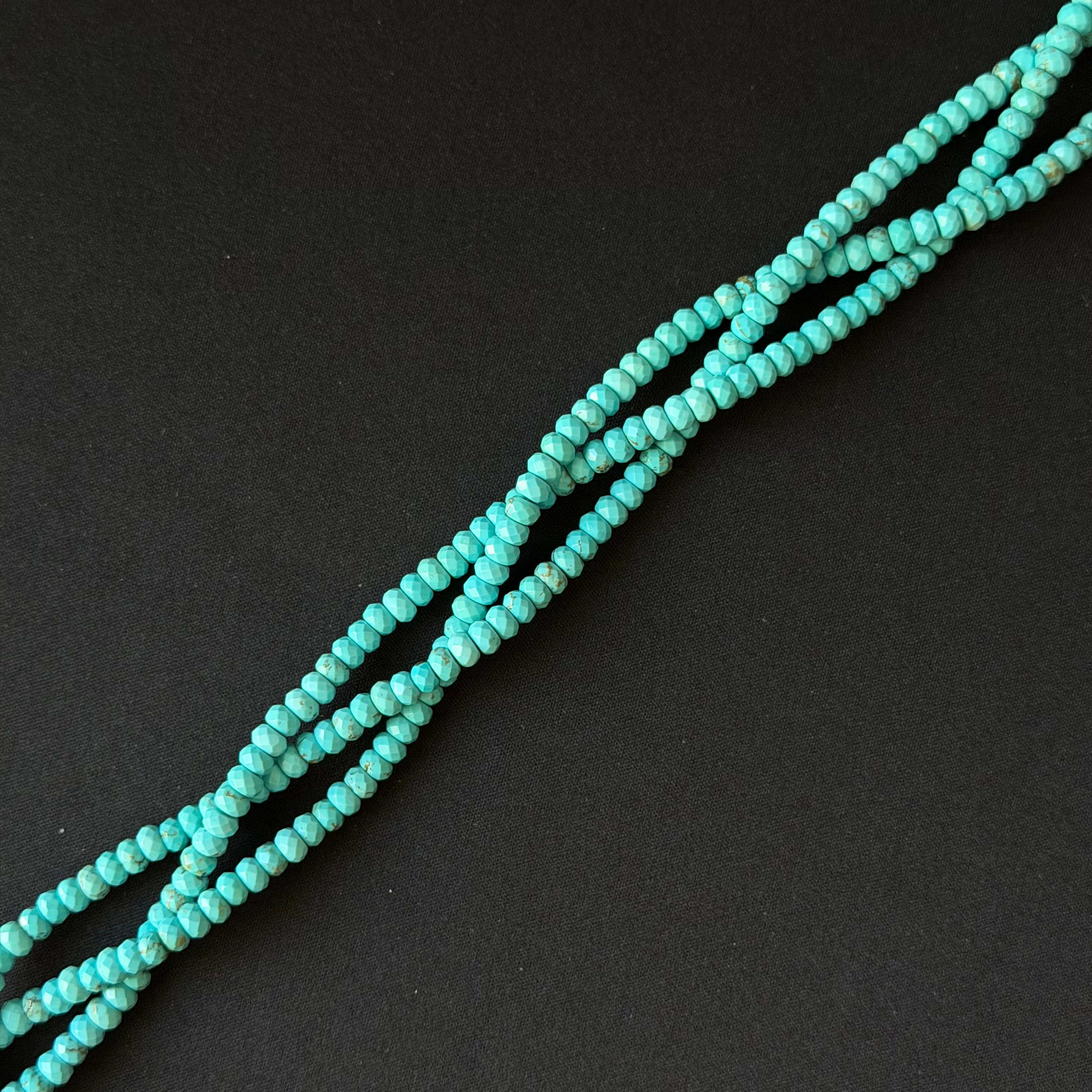 Faceted rondelle