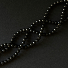 2.0mm Hole Black Onyx Matte Round Beads 8mm