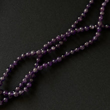 Natural Amethyst smooth round 6mm 8mm