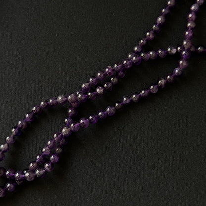 Natural Amethyst smooth round 6mm 8mm