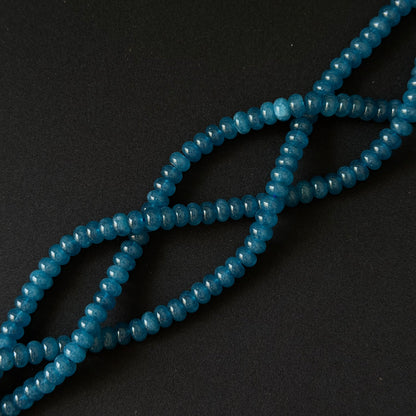 Apatite Color Dyed Jade Smooth Rondelle Beads 5x8mm