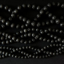 Natural Black Lava Rock Beads 6mm 8mm 10mm
