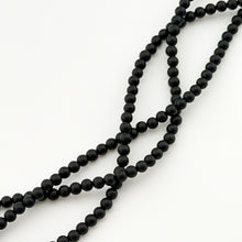Black Onyx Matte Round Beads 4mm 6mm 8mm 10mm