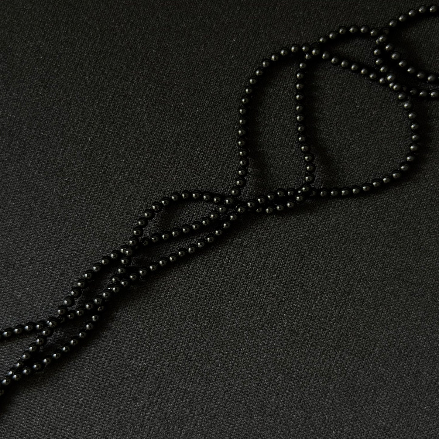 Black Onyx smooth round 2mm-12mm