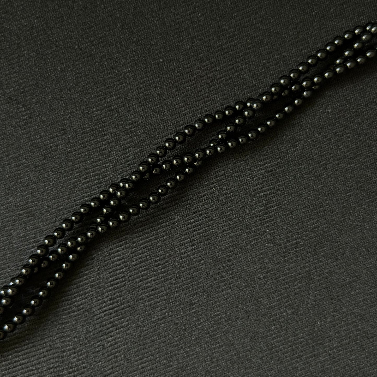 Black Onyx smooth round 2mm-12mm