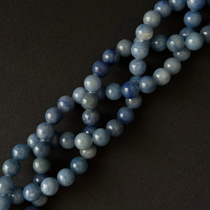 Blue Aventurine smooth round 8mm 10mm