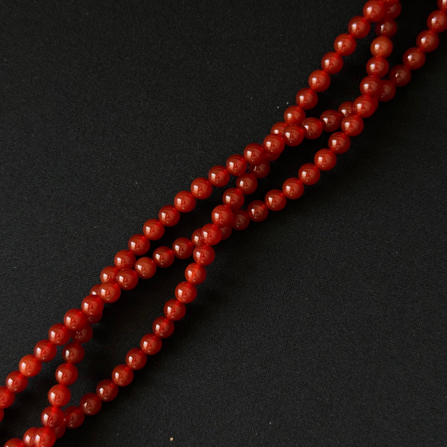Carnelian Smooth Round Beads 4mm 6mm 8mm