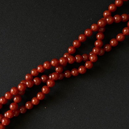 Carnelian Smooth Round Beads 4mm 6mm 8mm