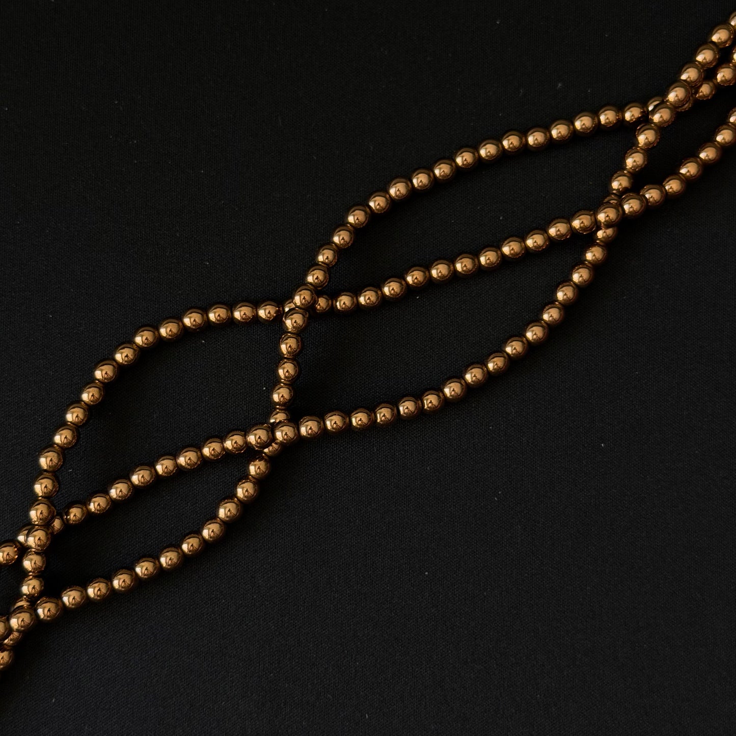 Copper Hematite Smooth Round Beads 4mm 6mm 8mm