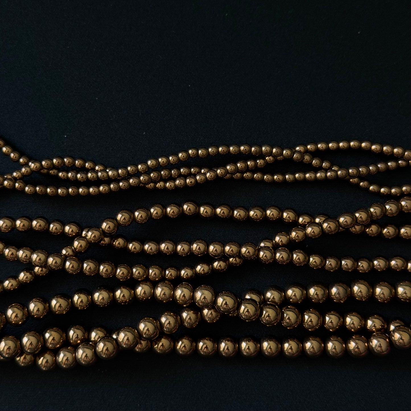 Copper Hematite Smooth Round Beads 4mm 6mm 8mm