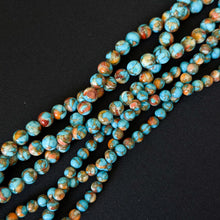 Natural Spiny Oyster Mohave Copper Turquoise Smooth Round Beads 6mm 8mm