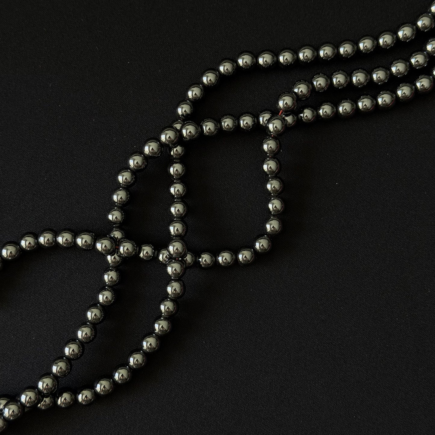 Gray Hematite Smooth Round Beads 6mm 8mm
