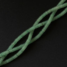 Natural Green Aventurine Smooth Rondelle Beads 2x6mm