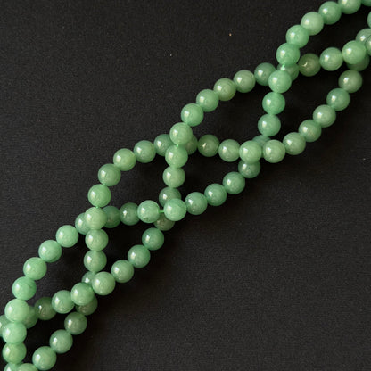 Green Aventurine smooth round 4mm 6mm 8mm