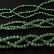 Green Aventurine smooth round 4mm 6mm 8mm