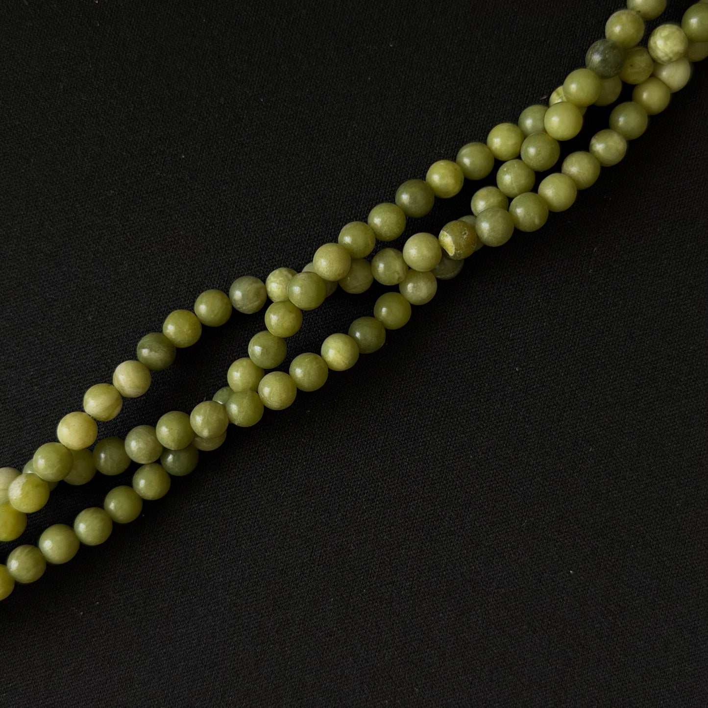 Natural Chinese Green Jade Smooth Round Beads 6mm 8mm 10mm