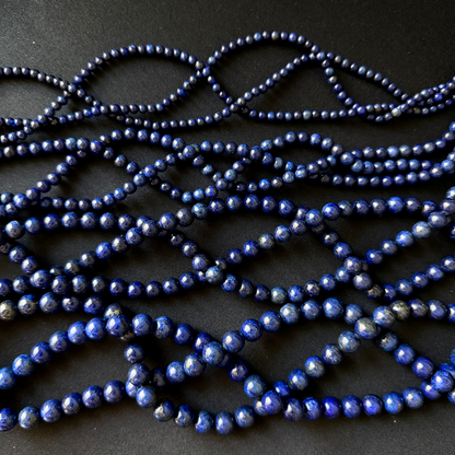 Lapis Lazuli Smooth Round Beads 4mm 6mm 8mm 10mm