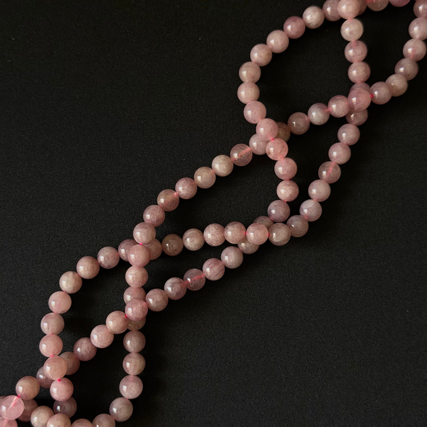 Madagascar Rose Quartz Smooth Round Beads 8mm