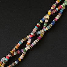 Mixed Gemstone Smooth Rondelle Beads 5x8mm combo 69