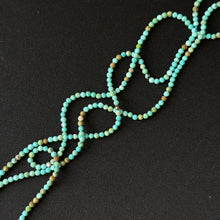 Multi-color Blue Turquoise Faceted Round Beads 3mm