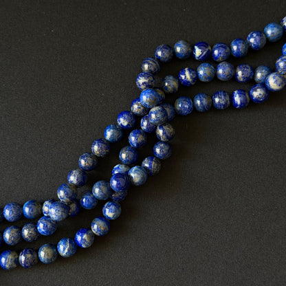 Natural Lapis Smooth Round Beads Beads 6mm 8mm 10mm