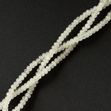 Natural White Jade Smooth Rondelle Beads 4x6mm 5x8mm