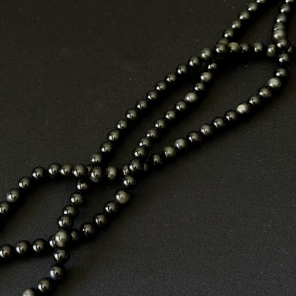 Rainbow Obsidian Smooth Round Beads 8mm