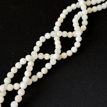 White Moonstone Smooth Round Beads 6mm 8mm