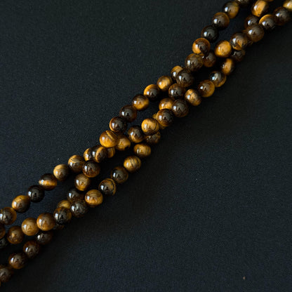 Yellow Tiger Eye Smooth Round Beads 4mm 6mm 8mm 10mm