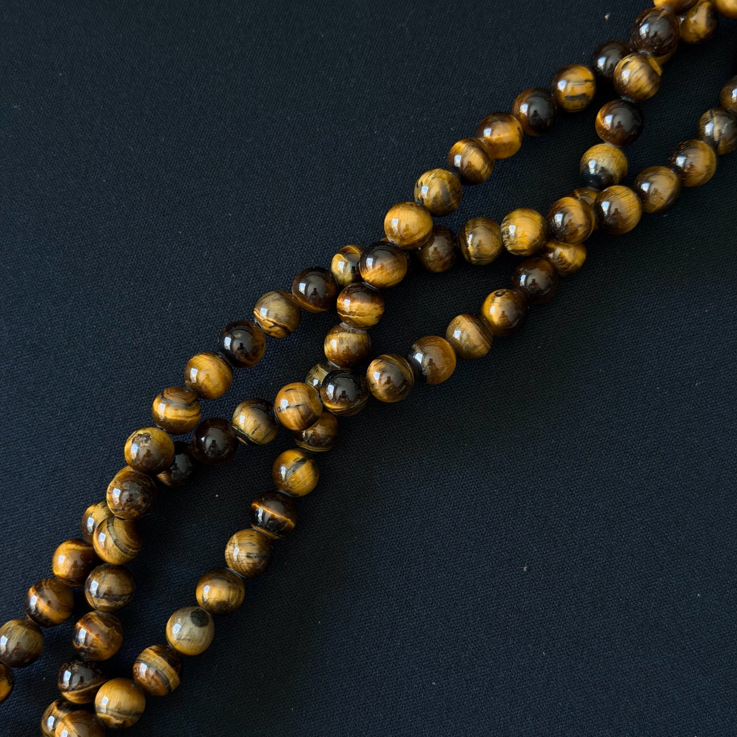 Yellow Tiger Eye Smooth Round Beads 4mm 6mm 8mm 10mm