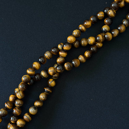 Yellow Tiger Eye Smooth Round Beads 4mm 6mm 8mm 10mm