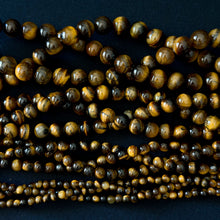 Yellow Tiger Eye Smooth Round Beads 4mm 6mm 8mm 10mm