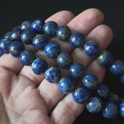 Natural Lapis Smooth Round Beads Beads 6mm 8mm 10mm