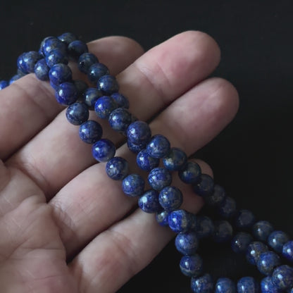 Natural Lapis Smooth Round Beads Beads 6mm 8mm 10mm