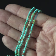 Multi-color Blue Turquoise Faceted Round Beads 3mm