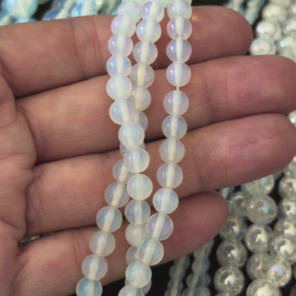 Opalite Smooth Round Beads 4mm 6mm 8mm 10mm