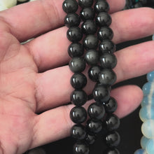 Rainbow Obsidian Smooth Round Beads 8mm