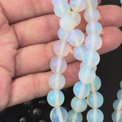 Opalite Smooth Round Beads 4mm 6mm 8mm 10mm