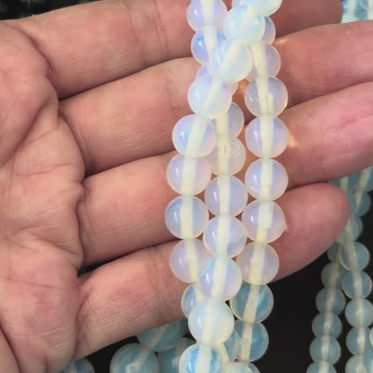 Opalite Smooth Round Beads 4mm 6mm 8mm 10mm