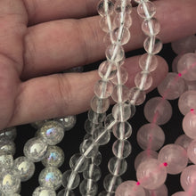 Clear Quartz Crystal Smooth Round Beads 6mm 8mm